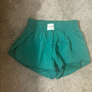 Aerie Green Athletic Shorts